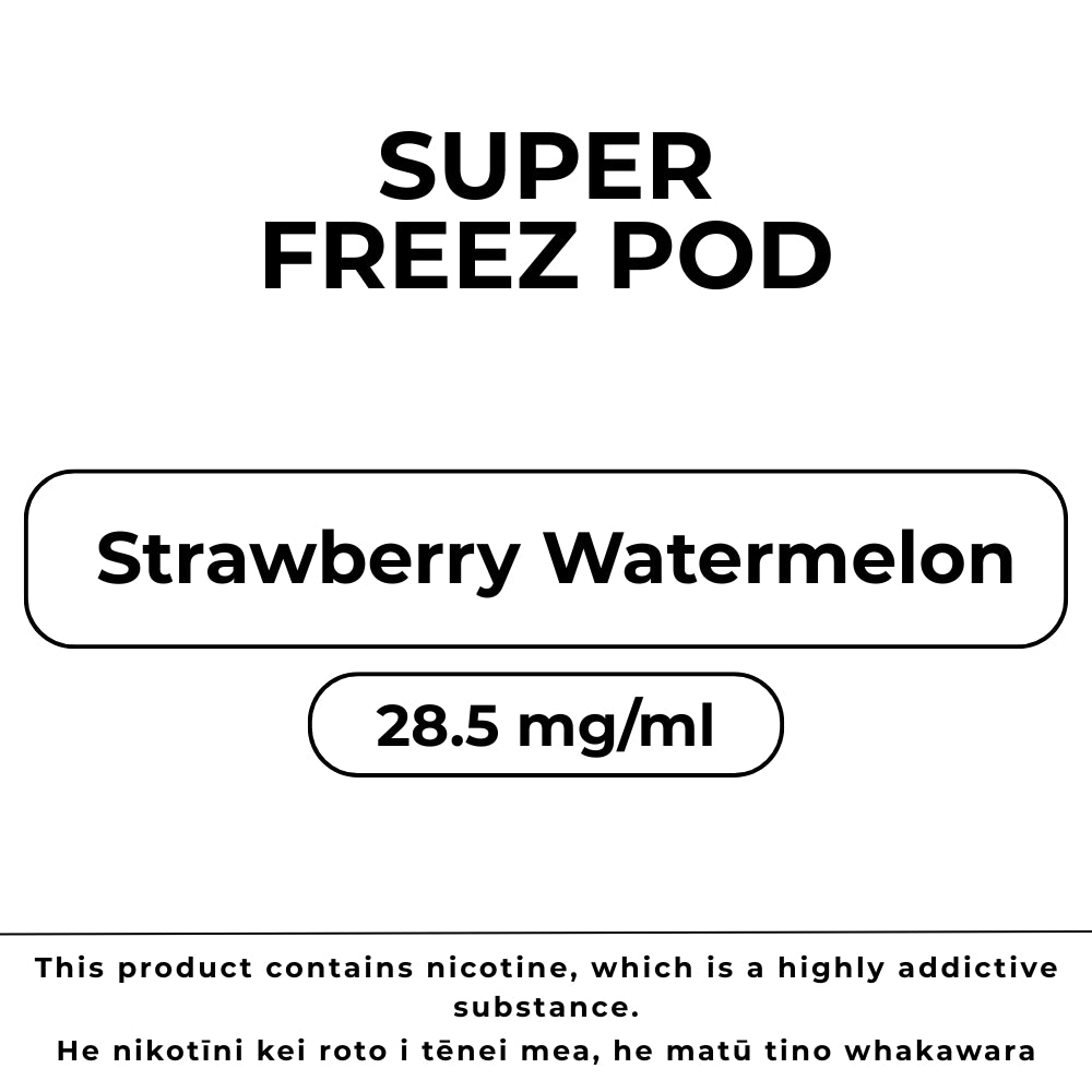 Super Freez Pod Strawberry Watermelon