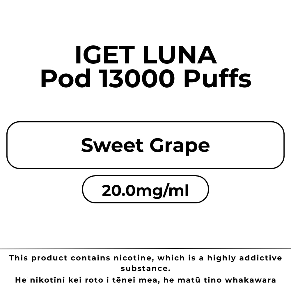 IGET Luna Pod Sweet Grape