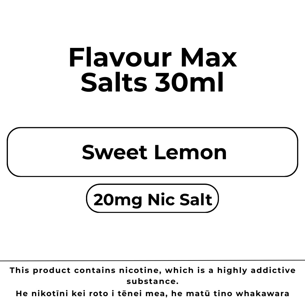 Flavour Max Salts 20mg Sweet Lemon