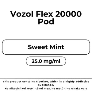 Vozol Flex 20000 Pod Sweet Mint