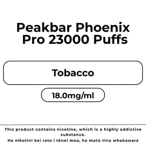 Peakbar Phoenix Pro Tobacco
