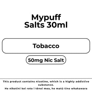 Mypuff 28.5mg/ml Tobacco