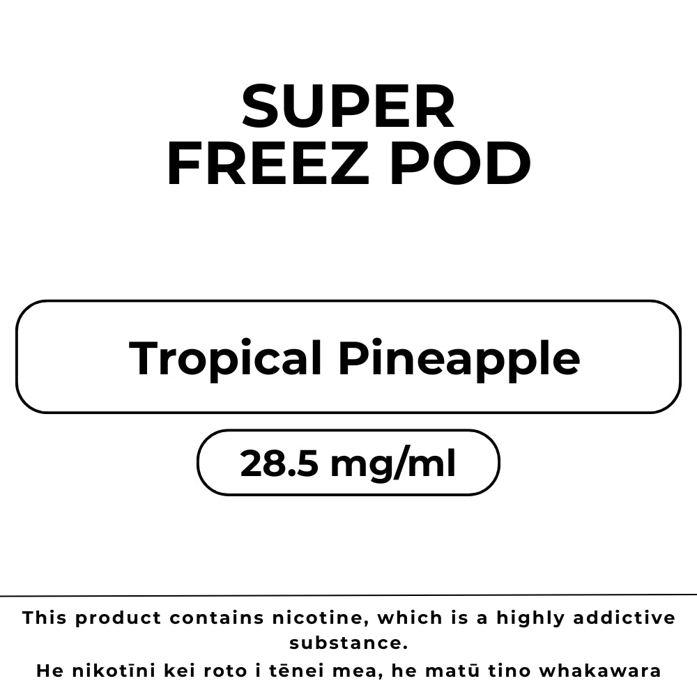 Super Freez Pod Tropical Pineapple