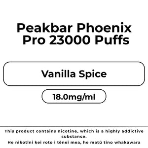 Peakbar Phoenix Pro Vanilla Spice