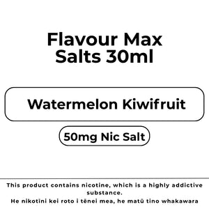 Flavour Max Salts 50mg Watermelon Kiwifruit