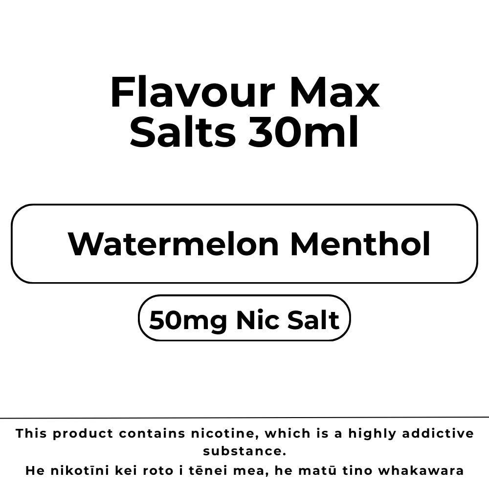 Flavour Max Salts 50mg Watermelon Menthol