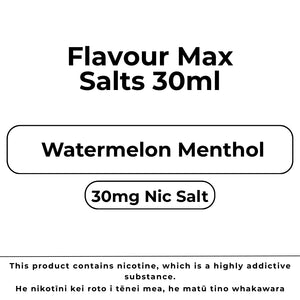 Flavour Max Salts 30mg Watermelon Menthol