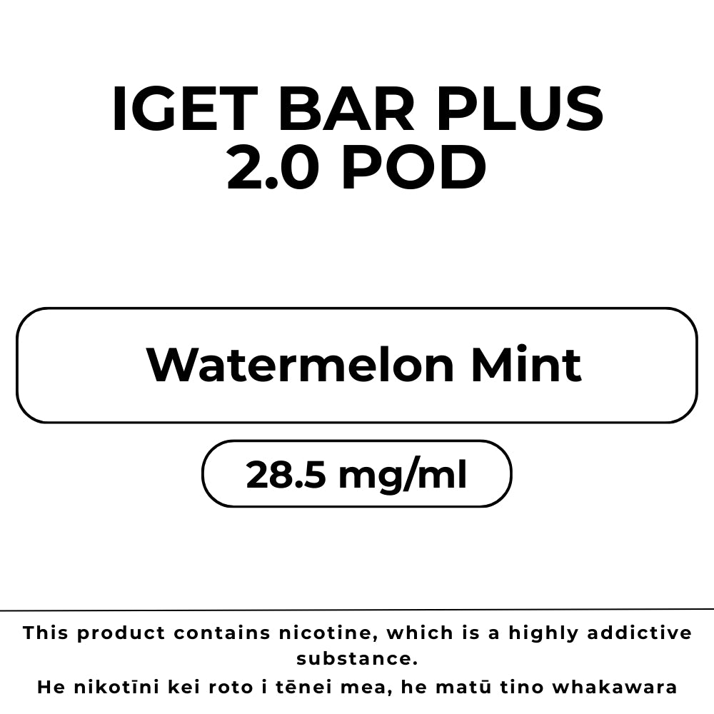 IGET Bar Plus 6k Pod Watermelon Mint