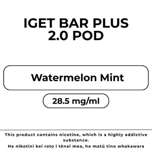 IGET Bar Plus 6k Pod Watermelon Mint