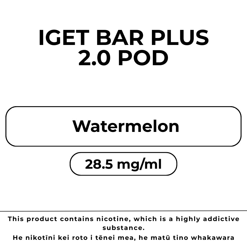 IGET Bar Plus 6k Pod Watermelon