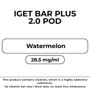 IGET Bar Plus 6k Pod Watermelon
